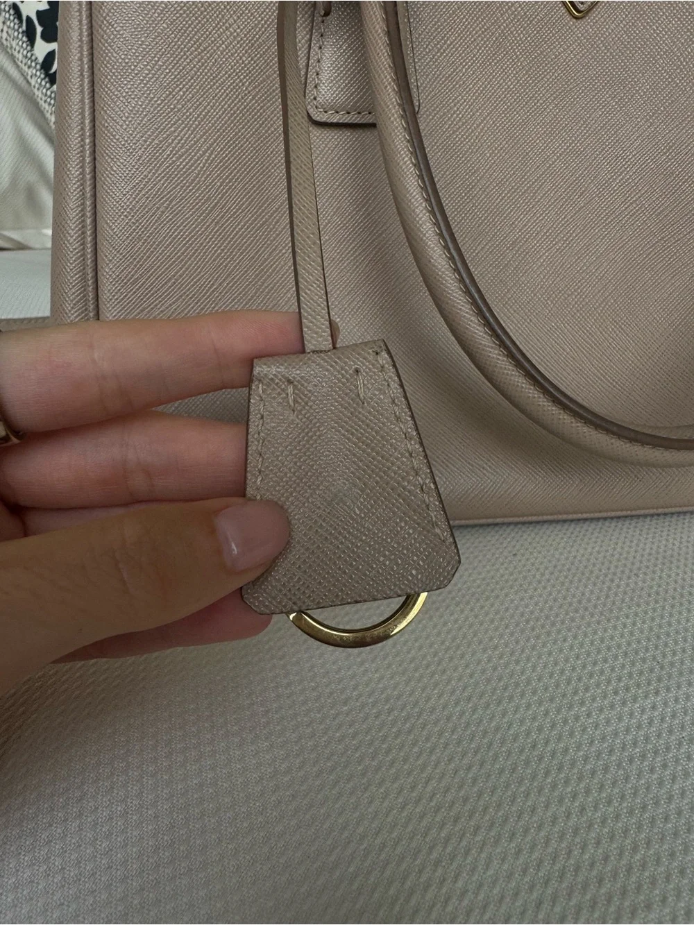 Prada structured saffiano